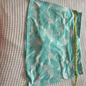 Stylish Aqua and White Women's Skirt